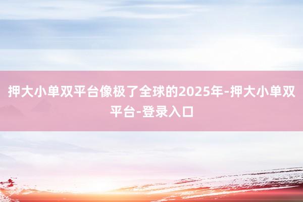 押大小单双平台像极了全球的2025年-押大小单双平台-登录入口
