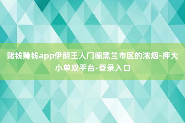 赌钱赚钱app伊朗王人门德黑兰市区的浓烟-押大小单双平台-登录入口