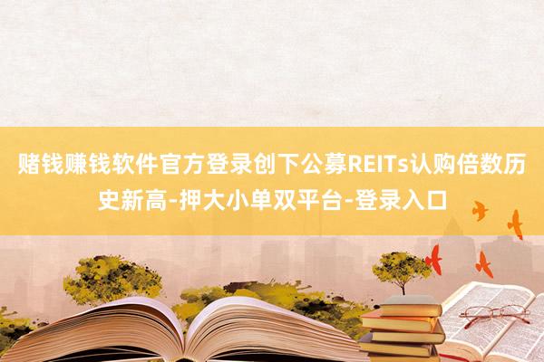 赌钱赚钱软件官方登录创下公募REITs认购倍数历史新高-押大小单双平台-登录入口