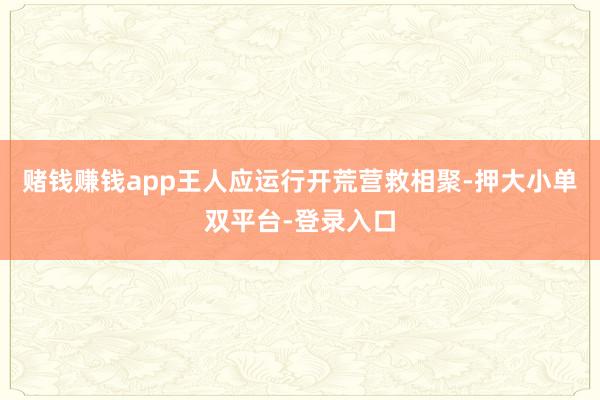 赌钱赚钱app王人应运行开荒营救相聚-押大小单双平台-登录入口