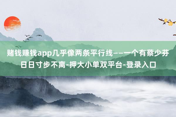 赌钱赚钱app几乎像两条平行线——一个有蔡少芬日日寸步不离-押大小单双平台-登录入口