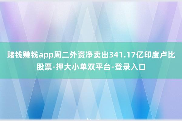 赌钱赚钱app周二外资净卖出341.17亿印度卢比股票-押大小单双平台-登录入口